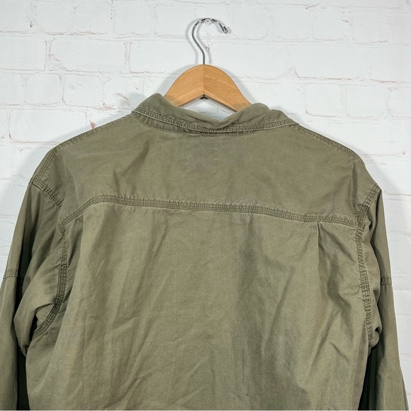 Red Head Brand Co Mens Green Long Sleeve Work Shirt Button Down Size Medium - Picture 10 of 11